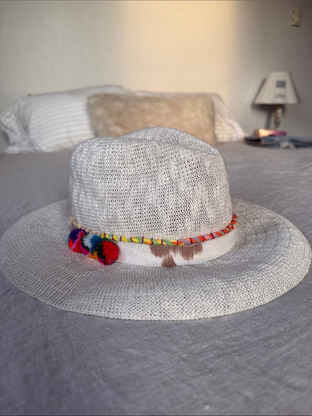 Custom Summer Hat with Colorful Trim